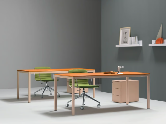 BARTOLO - Rectangular workstation desk _ Quinti Sedute